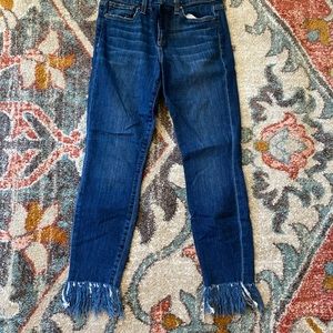How’s Jeans Skinny Frayed Hem